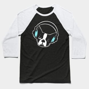 Snarky Blue Puppy Baseball T-Shirt
